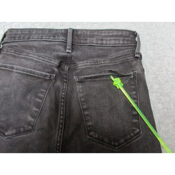 Abercrombie & Fitch Jeans Womens 2/26 Black Skinny Ankle High Rise Denim Capsule - Picture 10 of 11